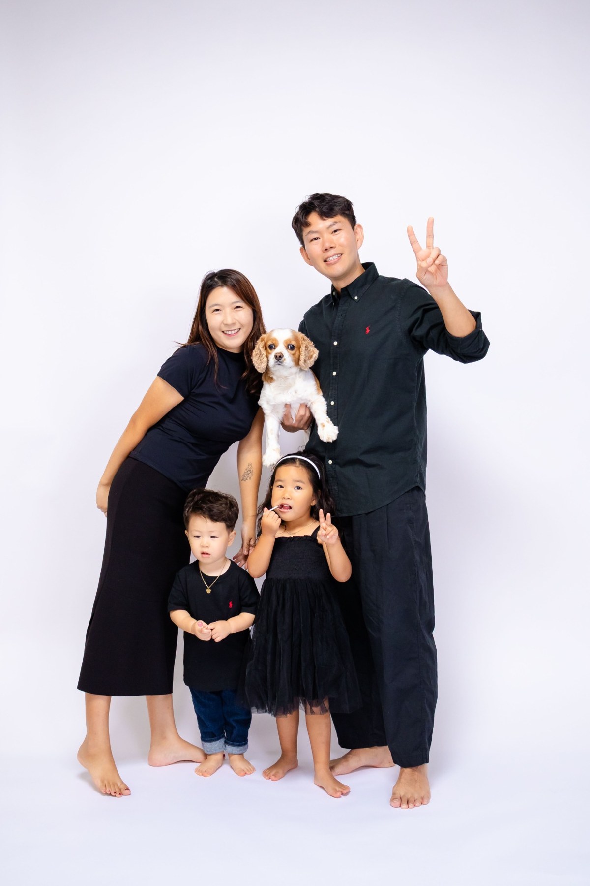 Family portrait at re: studio